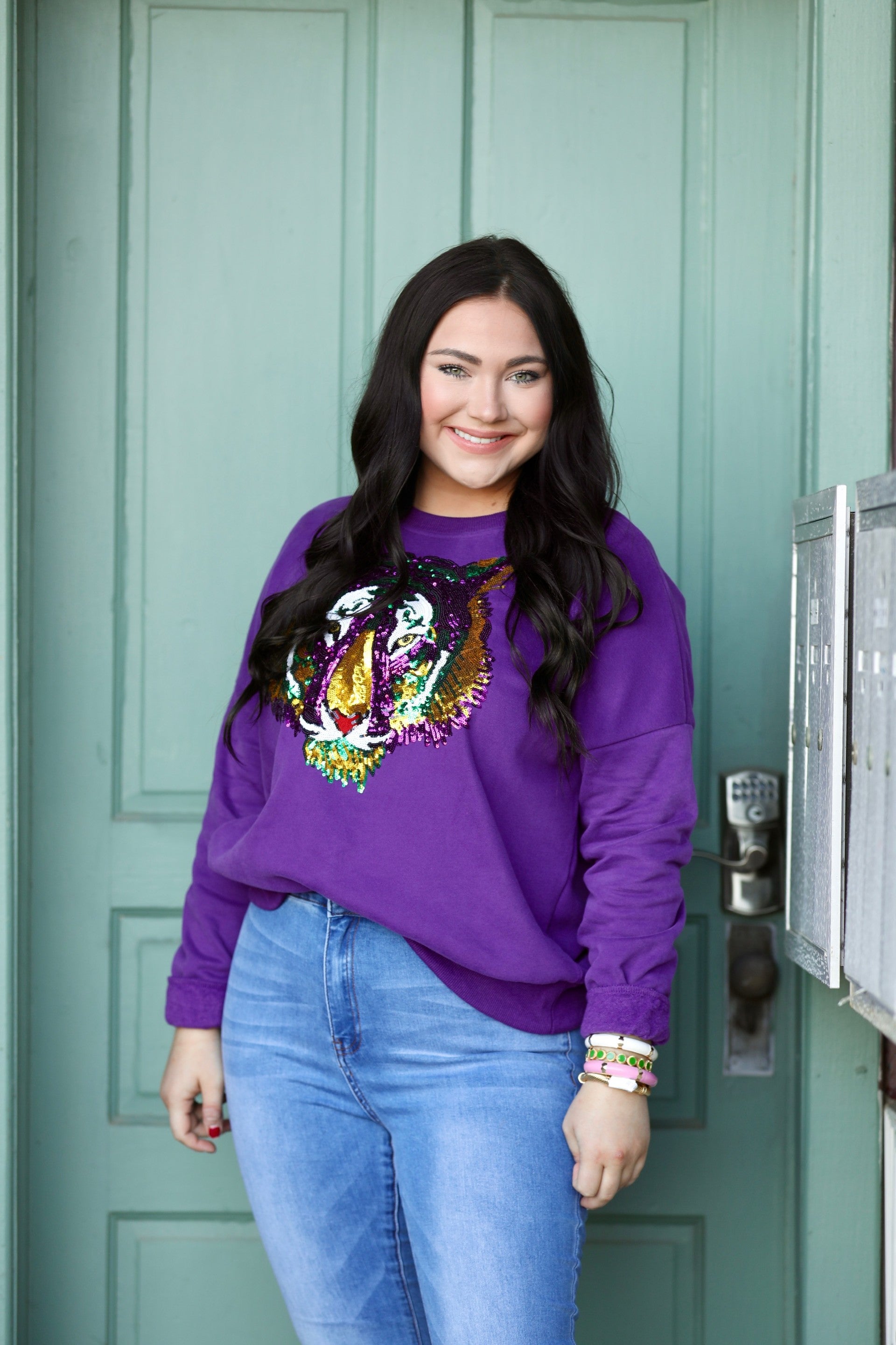 Mardi tiger sweatshirt mia s